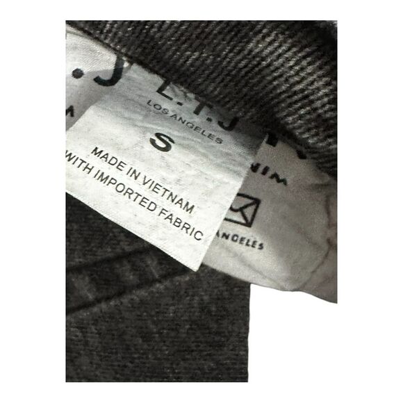 NWT LTJ Letter to Juliet acid black size small denim shorts - Picture 9 of 9